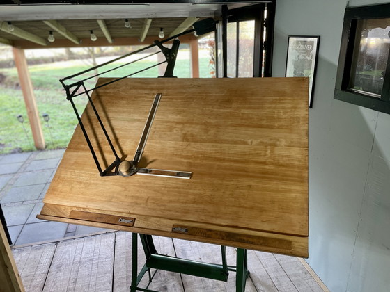 Image 1 of Table d'architecte vintage française Kohlmann