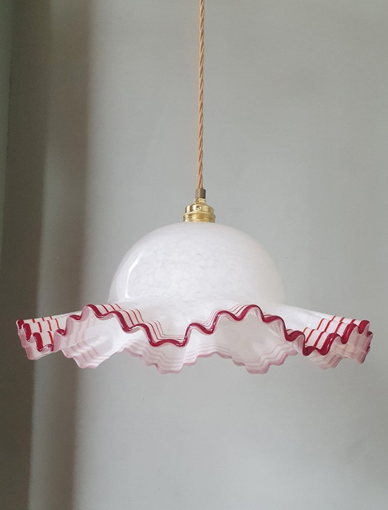 Image 1 of Grande paralume vintage in vetro di Murano - (presumibilmente) De Majo, Italia