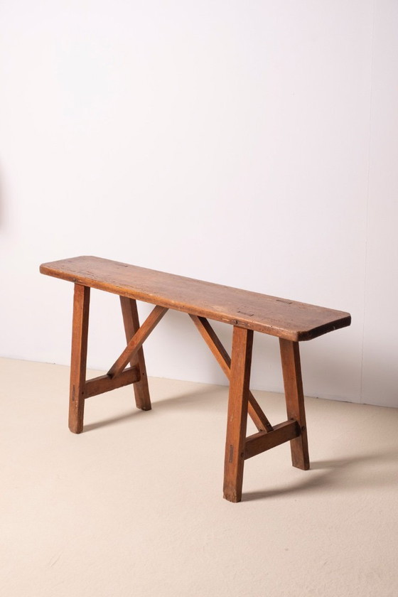 Image 1 of Par de bancos franceses del siglo XIX