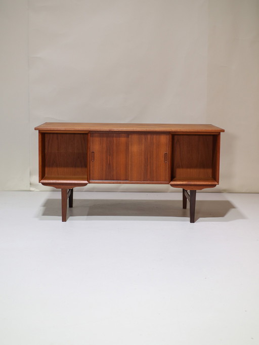 Freestanding desk Danish vintage teak