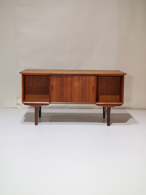 Image 1 of Freestanding desk Danish vintage teak