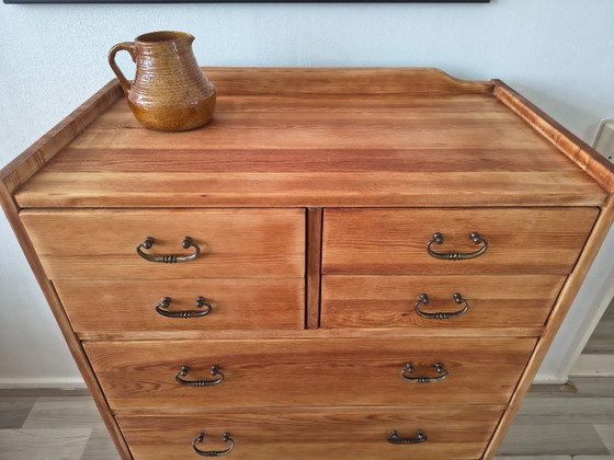 Image 1 of Pine chest of drawers