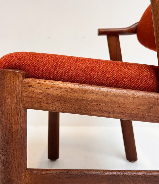 Image 1 of Satz neu bezogener dänischer Designstühle von Schou Anderson, 1960er Jahre