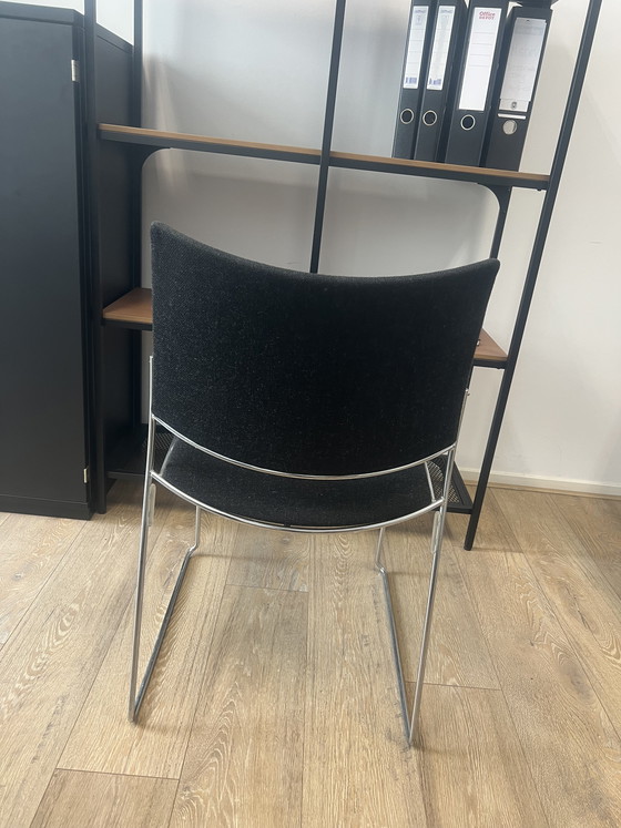 Image 1 of Casala Curvy – Konferenzstuhl – Schwarzer Bezug – 4 Stück verfügbar