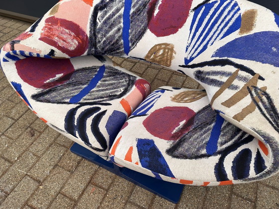 Image 1 of Silla Artifort Ribbon Pierre Paulin en tela de Pierre Frey La Toile du Peintre