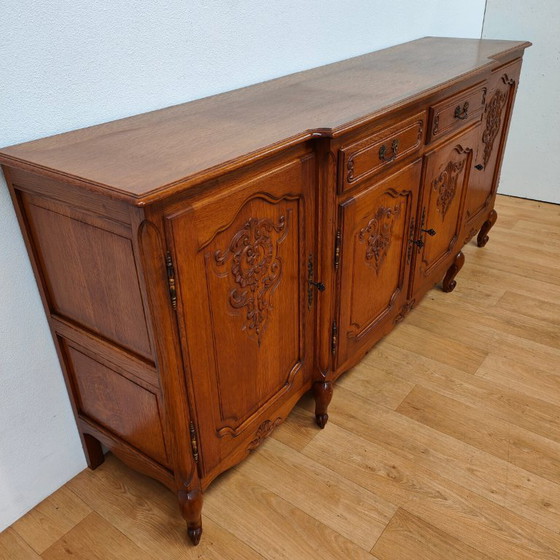 Image 1 of Buffet, armoire murale, meuble de rangement, commode de style Louis XV