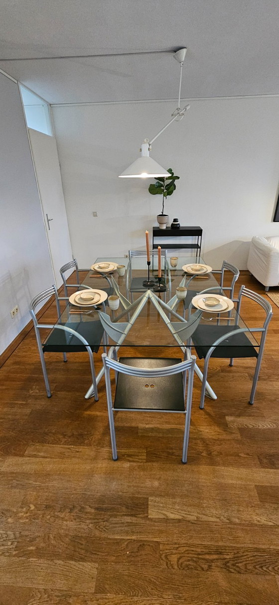 Image 1 of Mesa M con sillas, modelo Philippe Starck Presidente