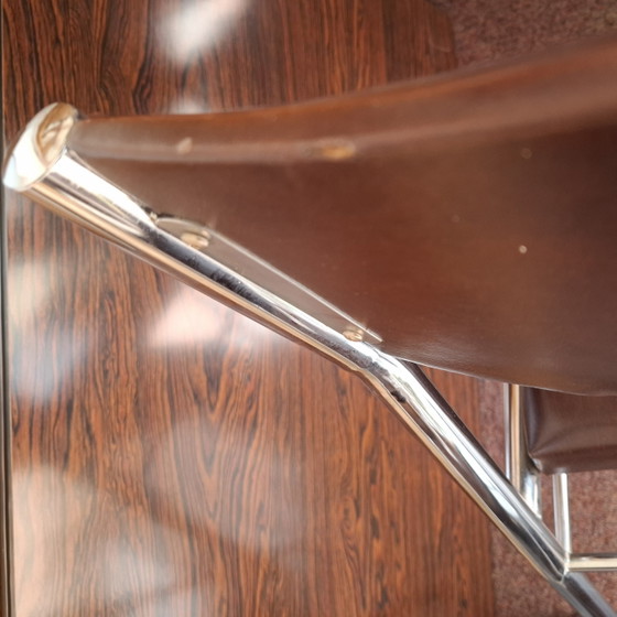 Image 1 of Vintage kitchen table with 2 chairs. 1960s