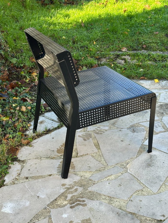 Image 1 of IKEA VINTAGE METALEN FAUTEUIL