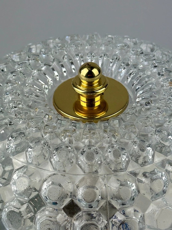 Image 1 of 60er 70er Jahre Deckenlampe Plafoniere Glashütte Limburg Germany Space Age