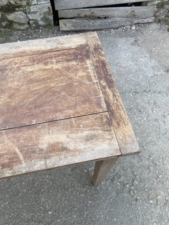 Image 1 of Bureau van massief eikenhout met 1 lade, 80x45 cm