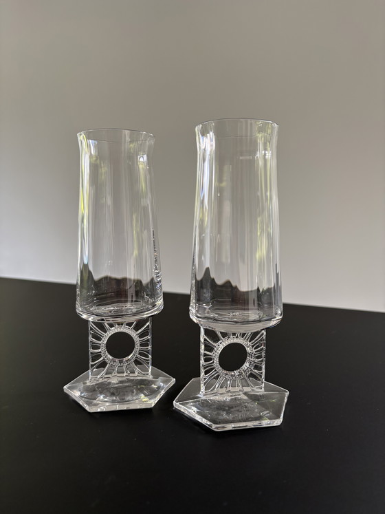 Image 1 of Vintage 1960’s Riedel champagneglazen, model Kreta