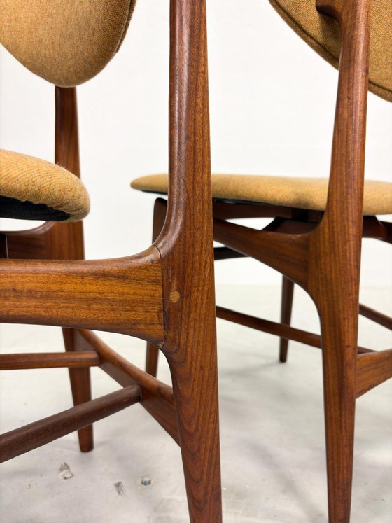 Image 1 of Ensemble de chaises à manger 'Hamar' par Louis van Teeffelen