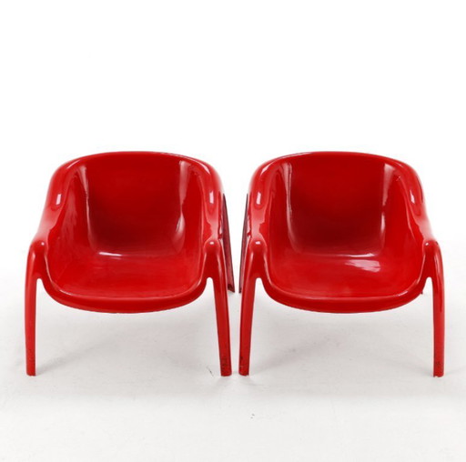 Sergio Mazza per Artemide: Due sedie spaziali