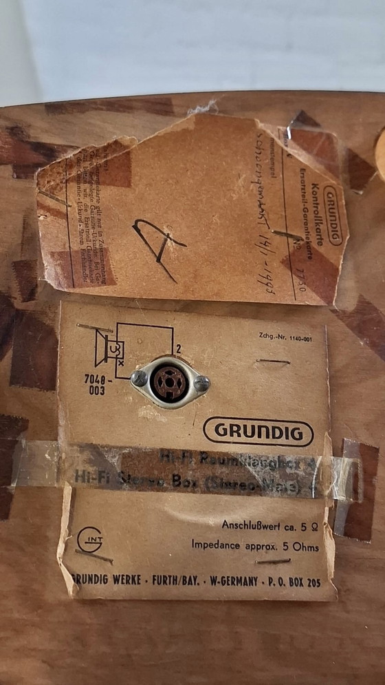 Image 1 of Grundig luidsprekers vintage