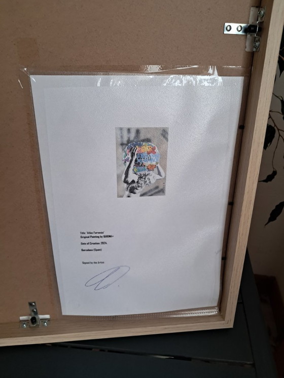 Image 1 of Quiona RIBES - Atlas Farnesio - Kunstenaarsschilderij in lijst