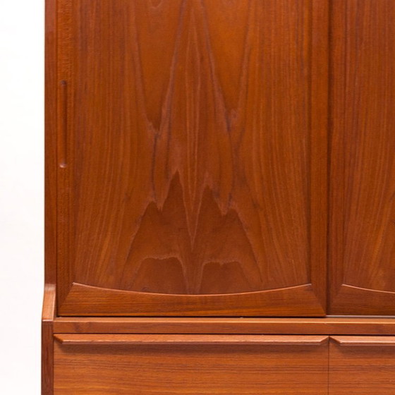 Image 1 of Design sideboard/highboard designs Henning Kjaernulf for Vejle Møbelfabrik