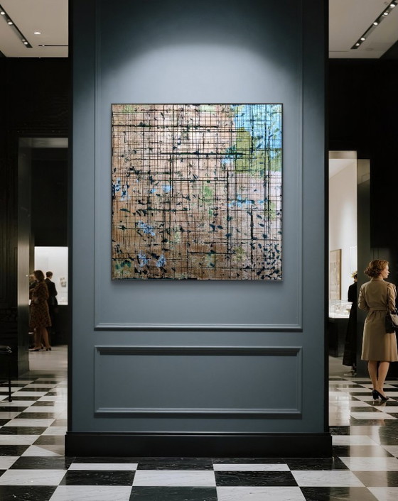 Image 1 of Oggetto/quadro da parete di arte moderna: La città