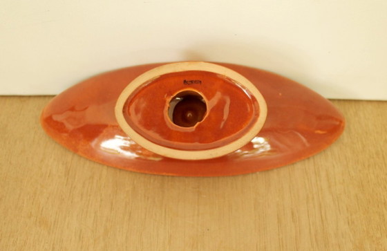 Image 1 of Germany ceramic candlestick Jasba Keramik, 60s-70s fat lava style