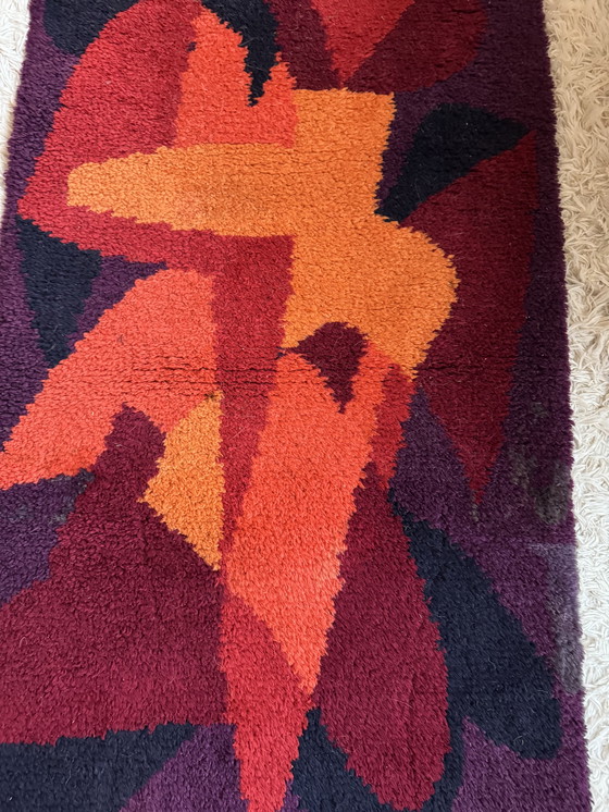 Image 1 of Skandinavischer Pop-Art-Teppich aus den 1970er Jahren