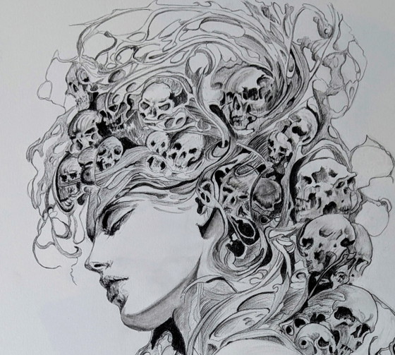 Original pencil drawing – Paintings & Drawings, Paper (photo 2 of 6)