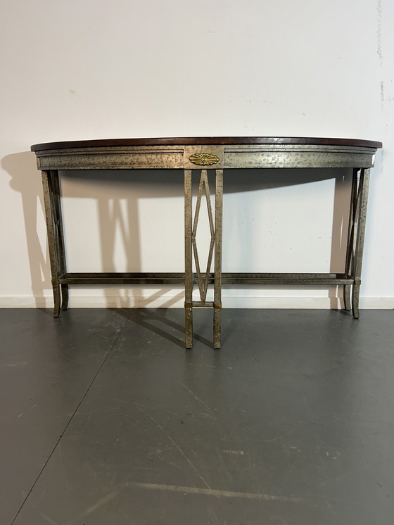 Image 1 of Wrought iron console table '1970'
