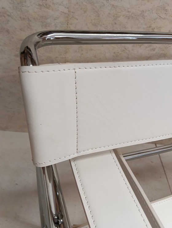 KNOLL Studio Poltrona WASSILY B3 NUOVA, in Cuoio Bianco – Poltrone, Leather (photo 7 of 83)