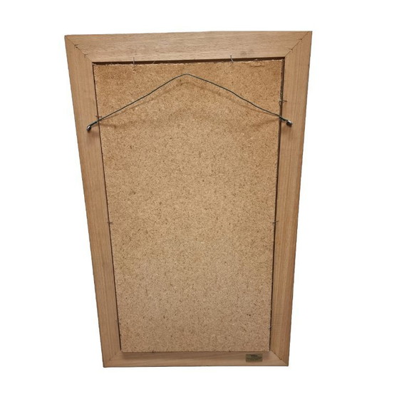 Image 1 of Vintage floraal olieverf schilderij