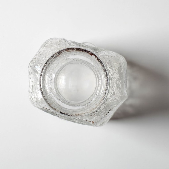 Image 1 of Vase Kvety / Pressed Glass Vase Flowers by Pavel Panek / Libochovice / Czech Republic / 1973