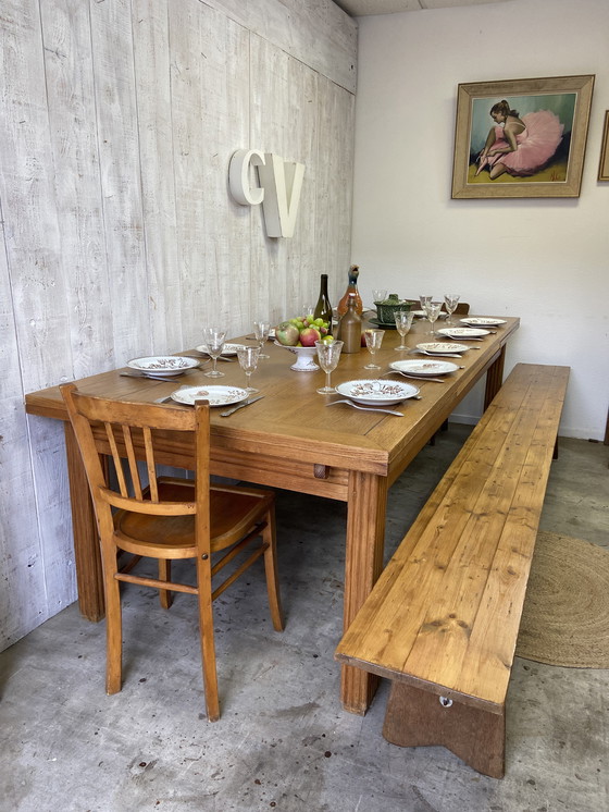 Image 1 of Table De Ferme 250/400 X 104Cm