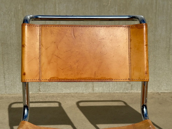 SET di 2 sedie di design vintage THONET | MART STAM | S33 – Sedie da pranzo, Pelle (photo 9 of 15)