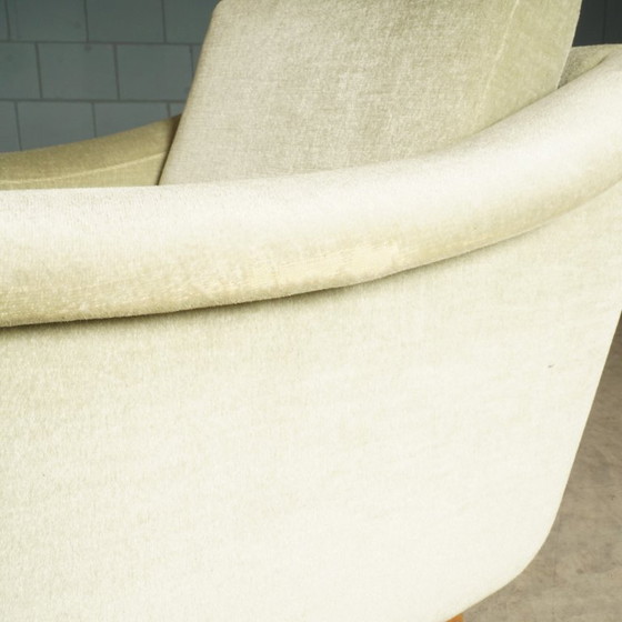 Fauteuils vintage – Velours vert menthe pastel – Années 1970 – Velvet, Wood (photo 15 of 15)