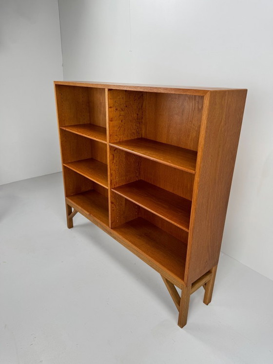 Bibliothèque A152 en Chêne, Børge Mogensen, Danemark, c. 1960s-1970s, FDB Møbler, Bois, Marron (photo 2 sur 11)