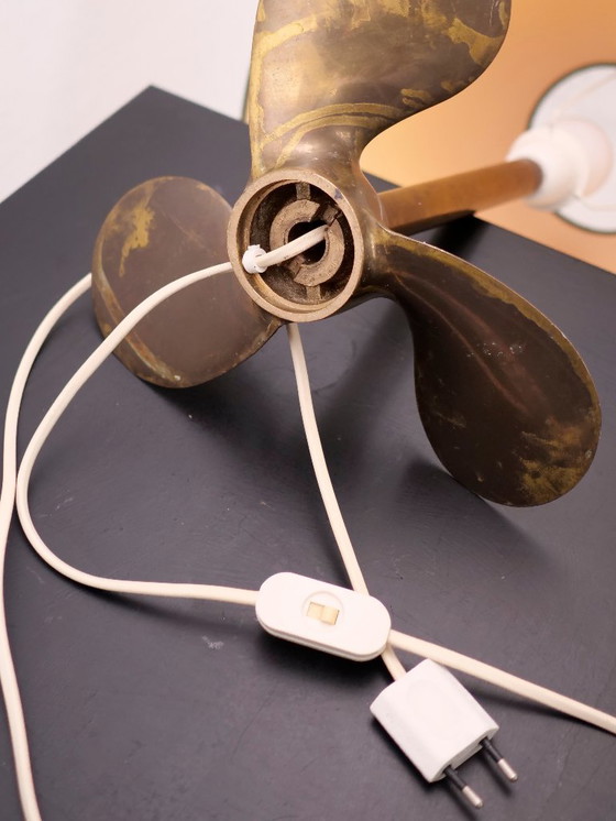 Image 1 of lampada decorativa nautica da mare, ottone massiccio