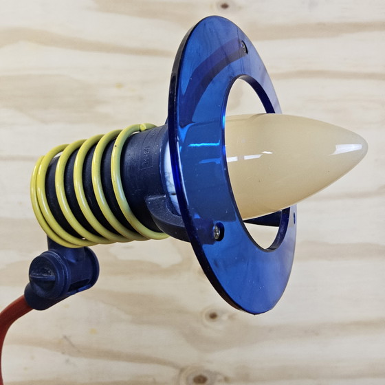 Image 1 of Vintage tafellamp Esto Oosterijk Memphis stijl (80s design) memphis style bureaulamp (kleurrijk)