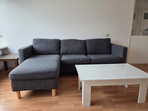 Mooie zitbank IKEA 3-persoons met chaise longue