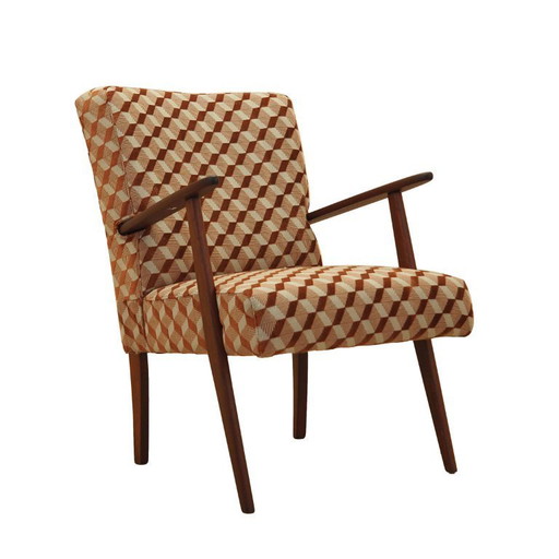 Loungestoel, Deens design, jaren 70, gemaakt in Denemarken.