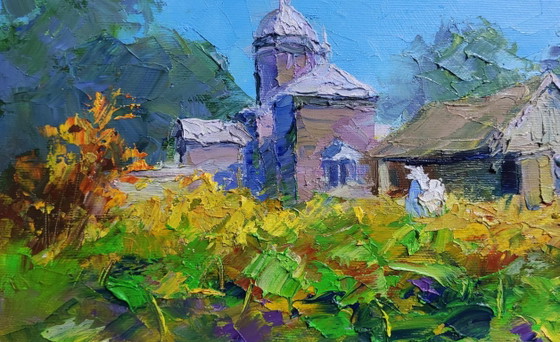 Image 1 of Village Church on a Clear Day