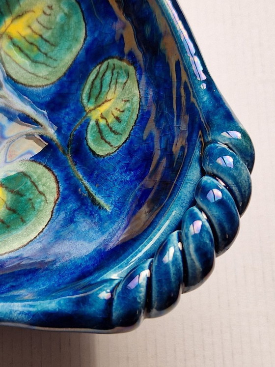 Image 1 of Ciotola-Plateau-maiolica.Hindelanger Keramik.60'Germania.