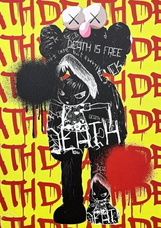 Image 1 of Death NYC - Death Is Free de Kaws - Édition limitée avec certificat