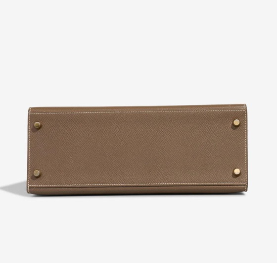 Image 1 of Sac HERMES Kelly 28 en Cuir Étoupe - 103229
