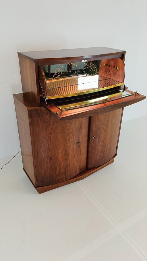 Cocktail bar vintage "Sureline" - Serlin & Sons, anni '50