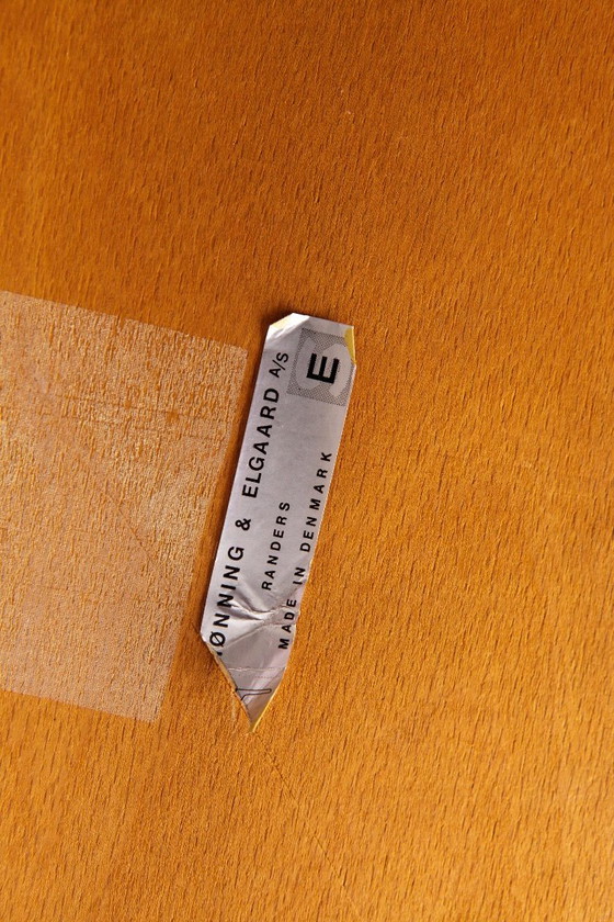 Image 1 of Set of 8 Schiønning & Elgaard Chairs – 1960s Danish Design for HS Møbler, Teak Dining Chairs, Green Upholstery, Restored