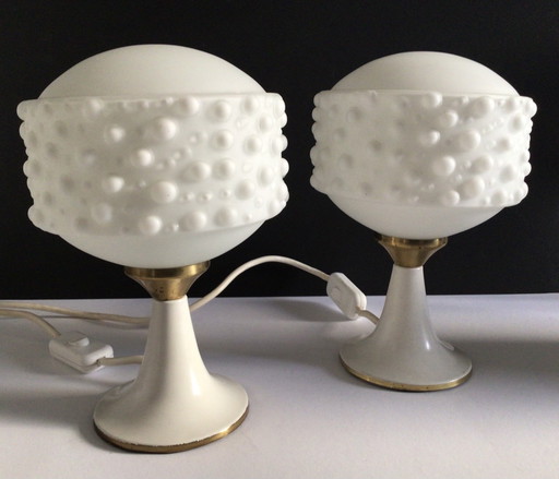 2 lampes de table vintage