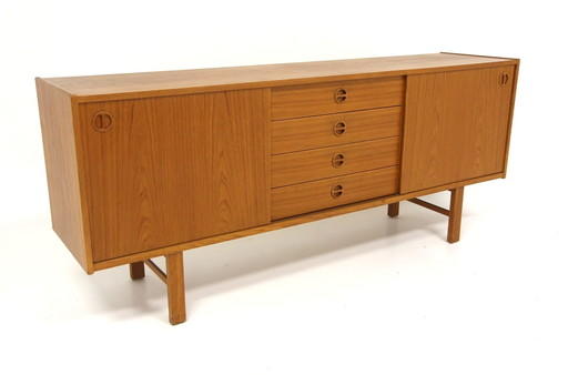 Scandinavisch Teak Dressoir, Zweden, 1960