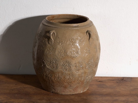 Antique Chinese glazed stoneware vase – China, circa 1900 – Rustic (photo 38 of 40)