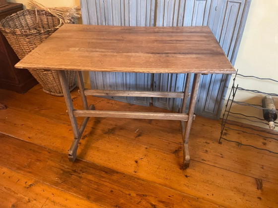 Image 1 of Bistro Table Garden Table Oak French