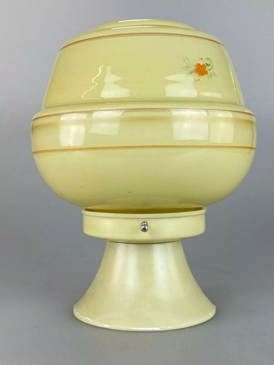 Image 1 of 60s 70s Erco plafondlamp plafondlamp lamp lamp glas plafoniere