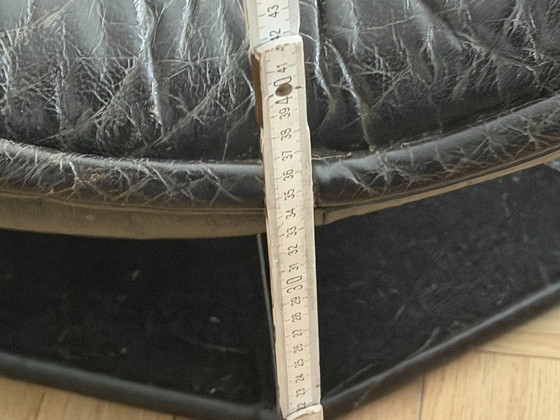 Poltrona girevole in pelle nera, stile Artifort – Sedie girevoli, Leather (photo 17 of 17)