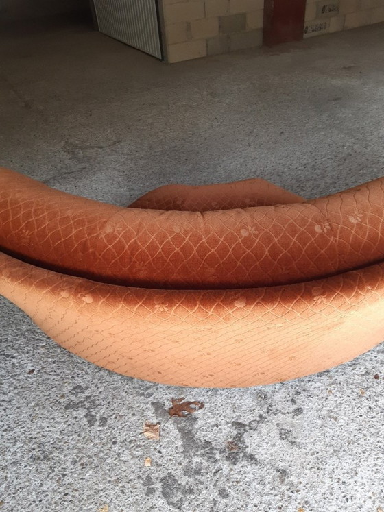 Image 1 of 4/7 Poltrona Ligne Roset arancione Pr M. Ducaroy Mod. Albany, design vintage